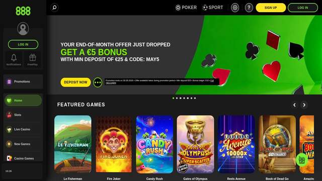 888sport casino screenshot